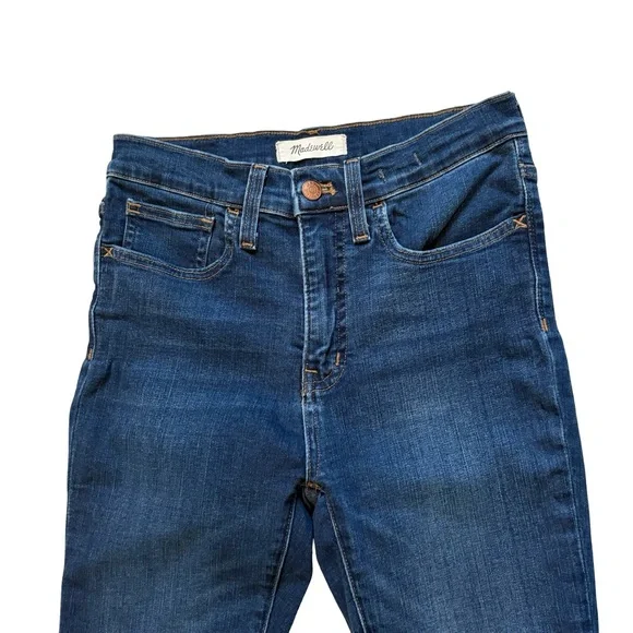 Madewell 9" Mid-Rise Skinny Jeans Patty Wash Style L9933, Sz 27 - Picture 10 of 16